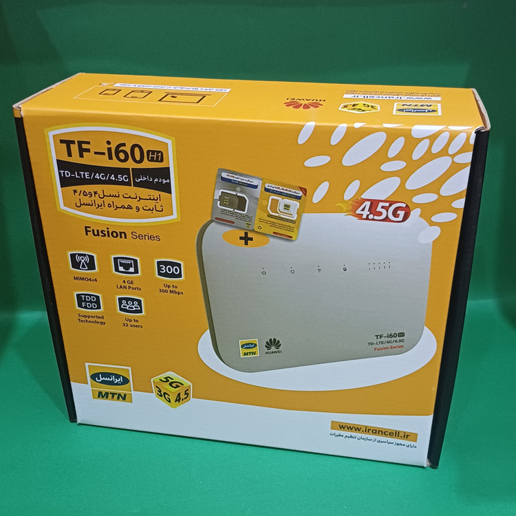 مودم سیمکارتی ایرانسل مدل tf-i60 h1 ساخت هواوی